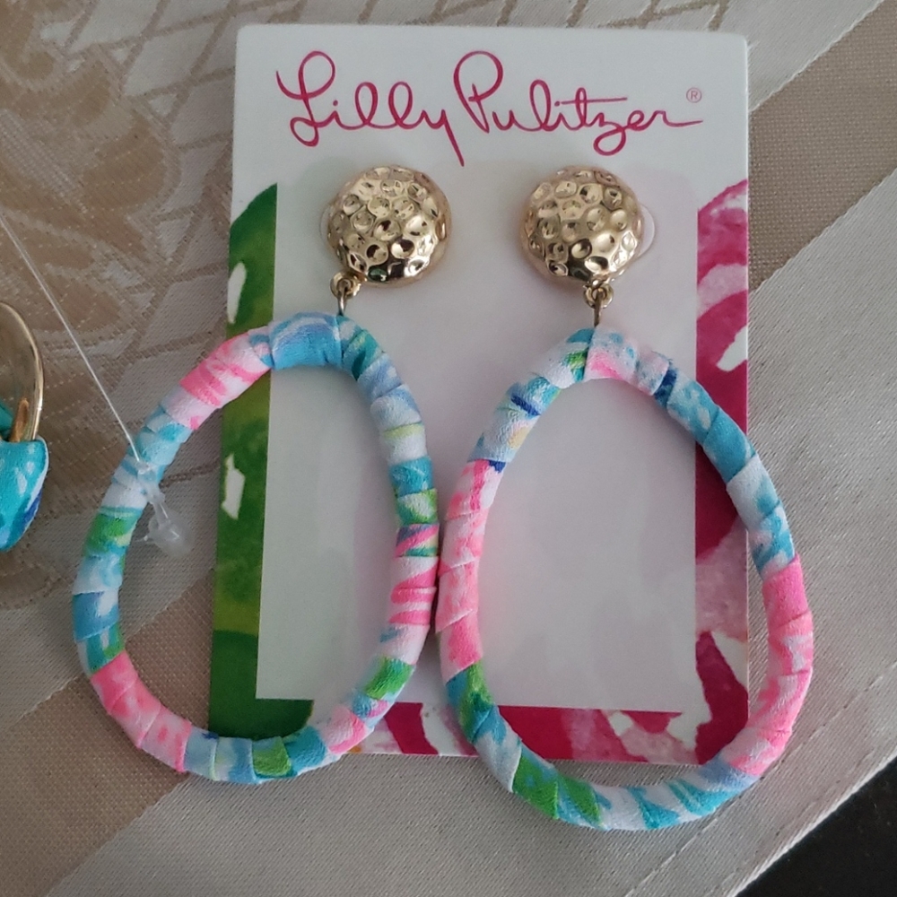Lilly Pulitzer Earings & Bracelet Set